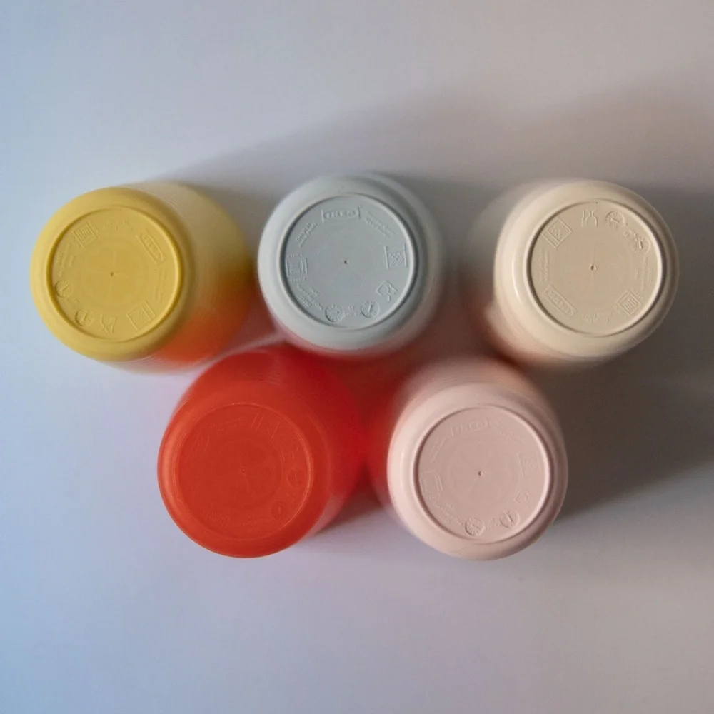 Set of 5 IKEA Henrik Preutz Kalas Plastic Travel Cups